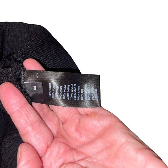 Paul Smith Womens Sweater Size XS Black Crew Neck Long Sleeve Knit Wool - Picture 4 of 7